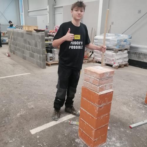 Fabio und sein "Mauerwerk"