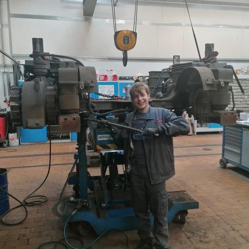 Arbeiten am Motor