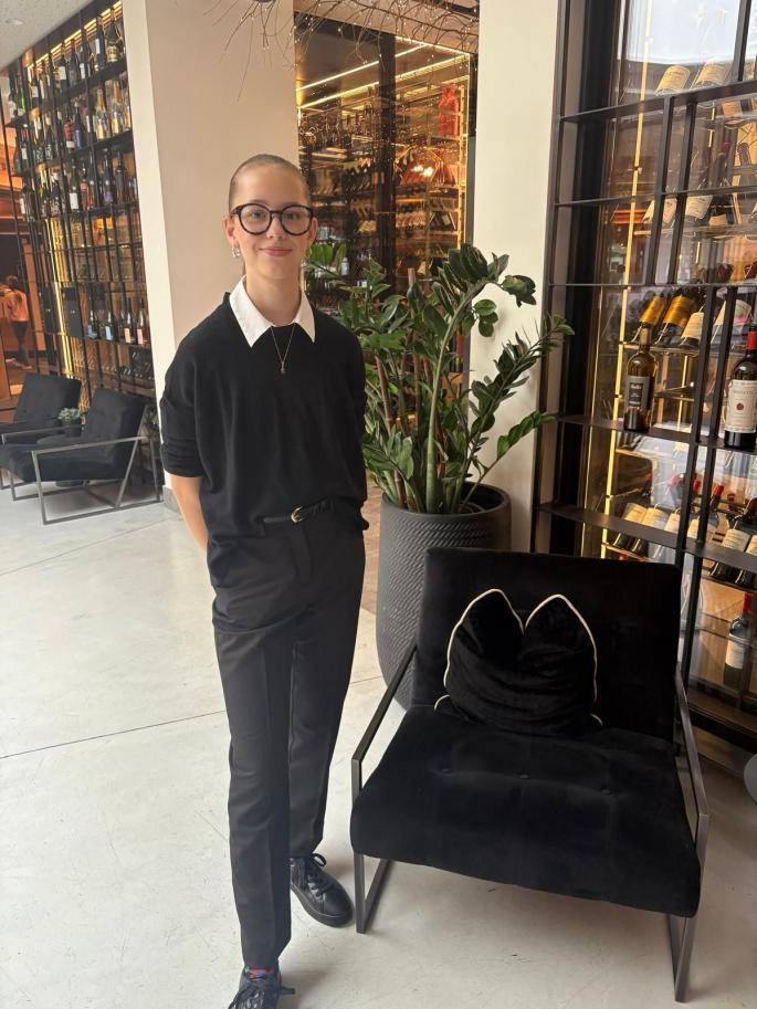 J. als HGA beim Hotel Schwarz